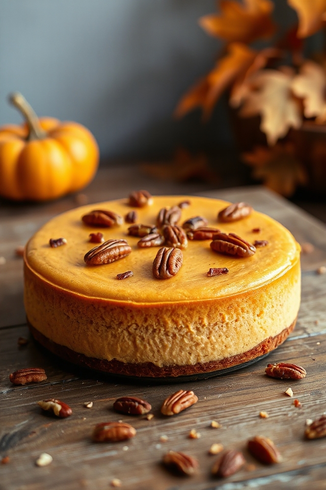 pumpkin pecan cheesecake recipe