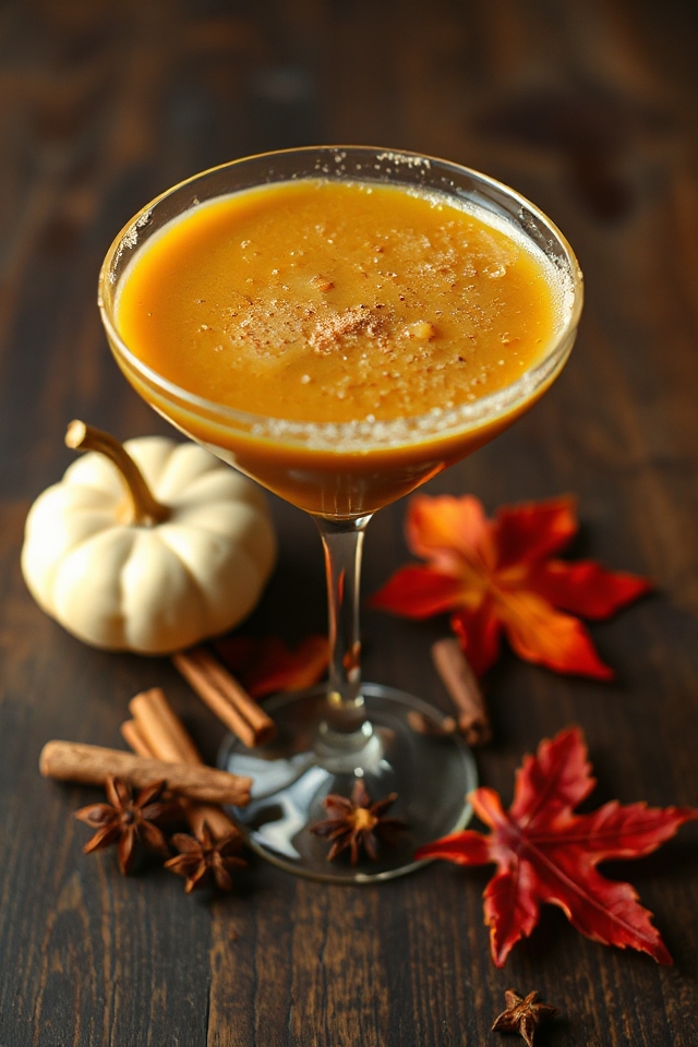 pumpkin pie flavored cocktail