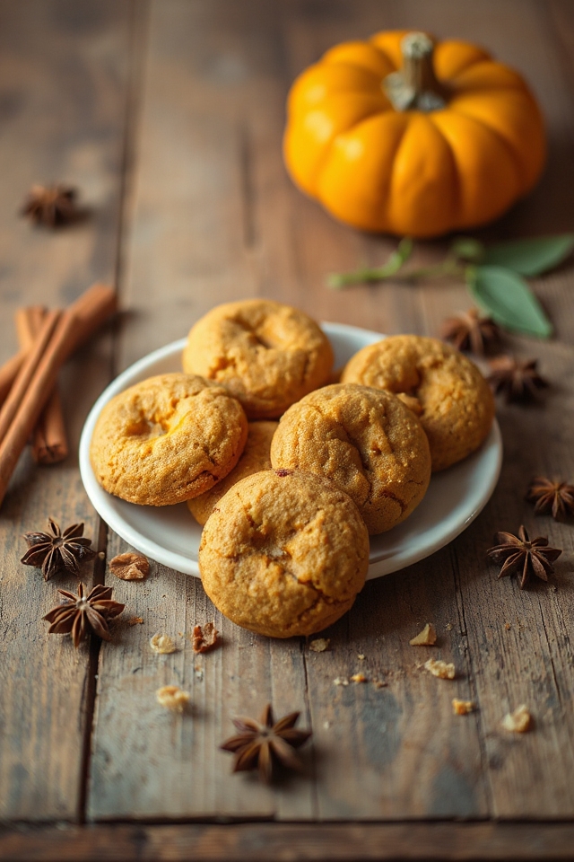 pumpkin pie flavored cookies