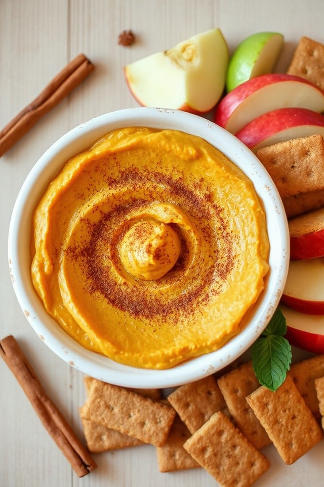 pumpkin pie flavored dip