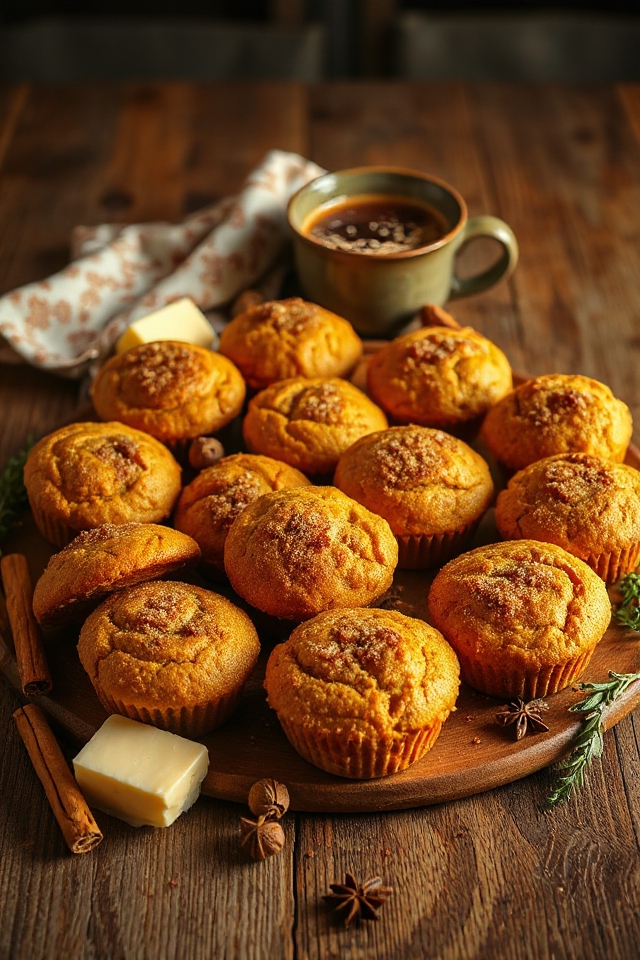 pumpkin pie flavored muffins