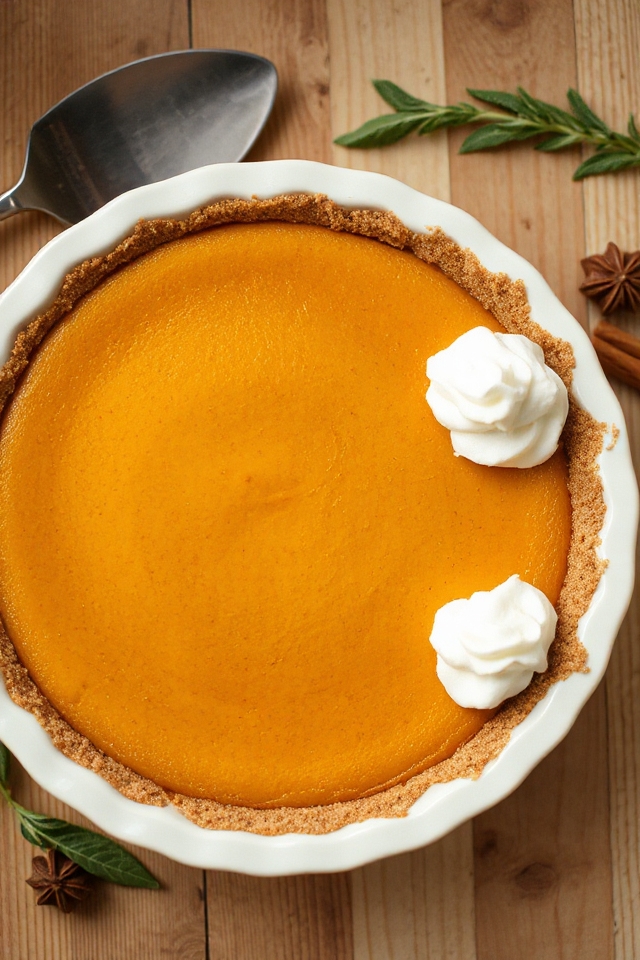 pumpkin pie graham cracker crust
