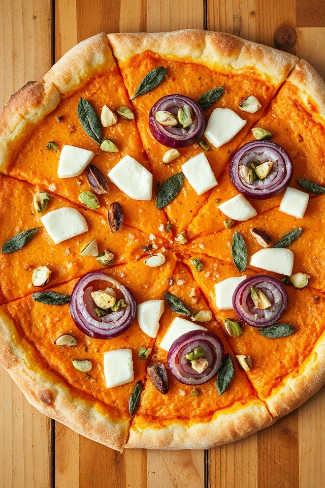 pumpkin pizza preparation instructions