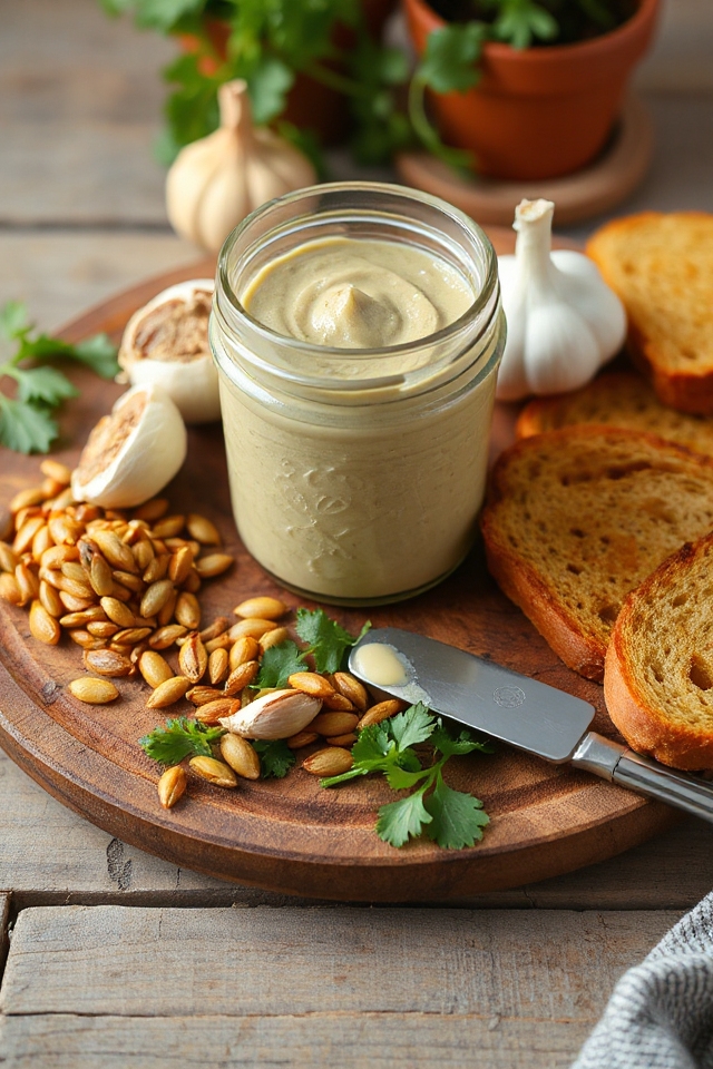 pumpkin seed butter preparation