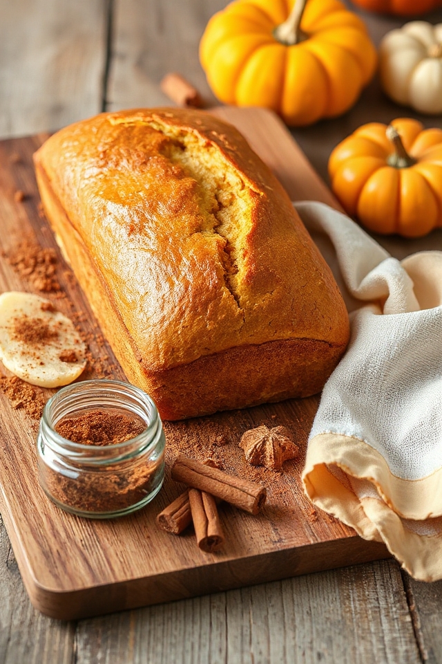 pumpkin spice bread recipe