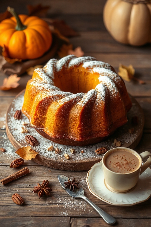 pumpkin spice bundt cake