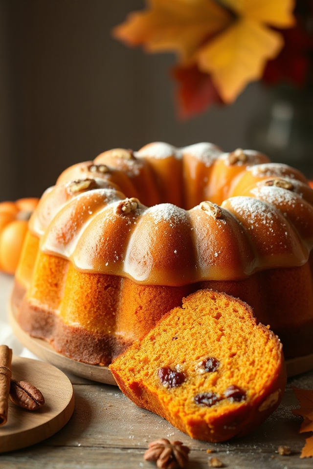 pumpkin spice bundt cake recipe