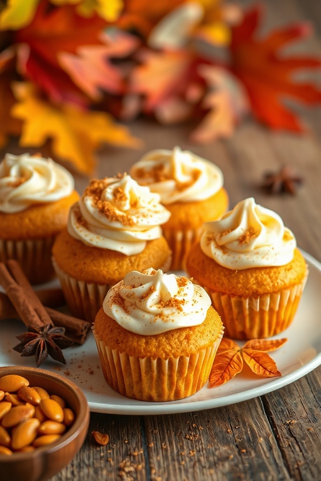 pumpkin spice cupcake recipe