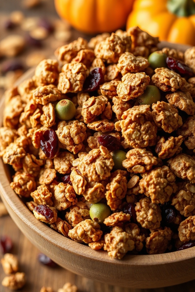 pumpkin spice granola recipe