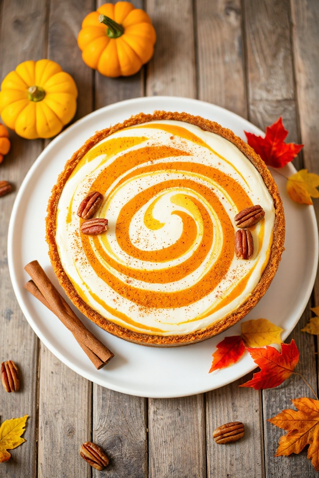pumpkin swirl cheesecake recipe