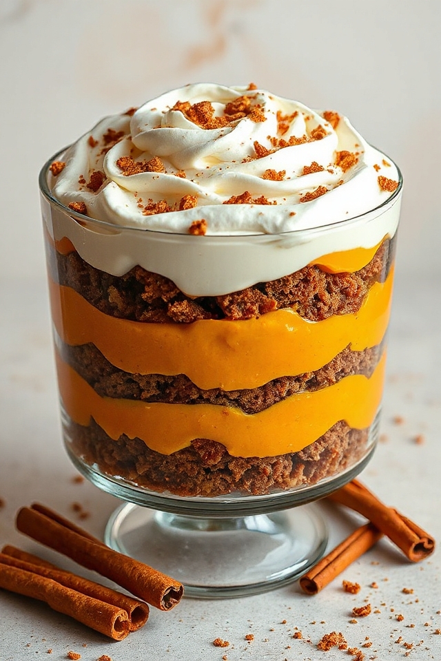 pumpkin trifle dessert recipe