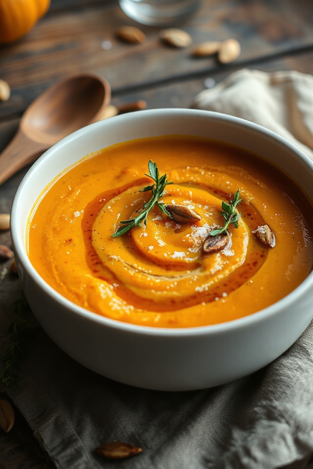 roasted pumpkin soup recipe