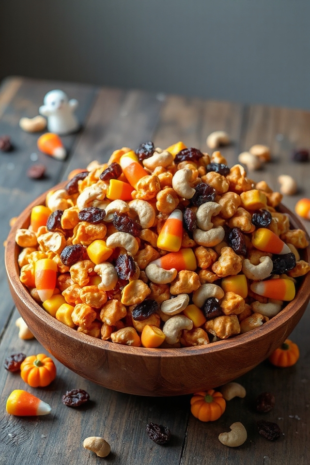 spooky halloween snack mix