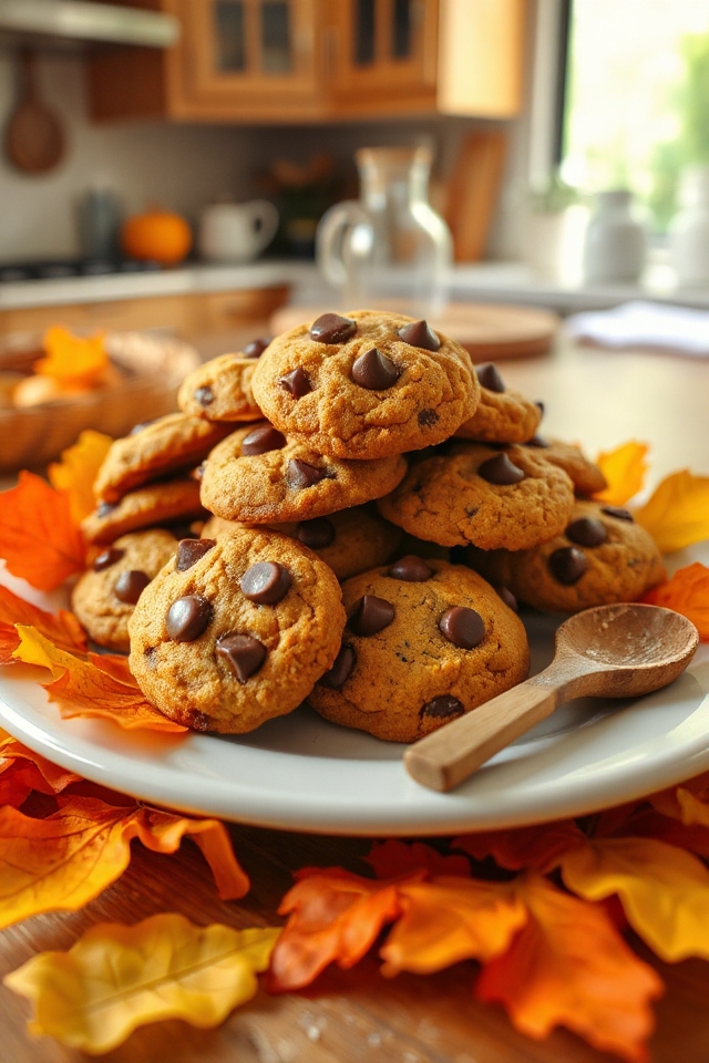 pumpkin chocolate chip cookies